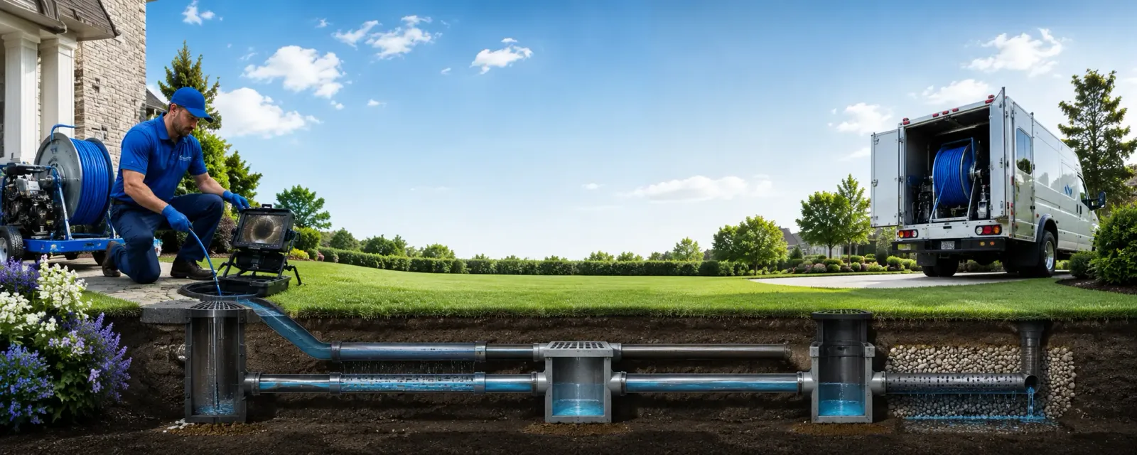 Outdoor drain cleaning information for Angleton, TX
