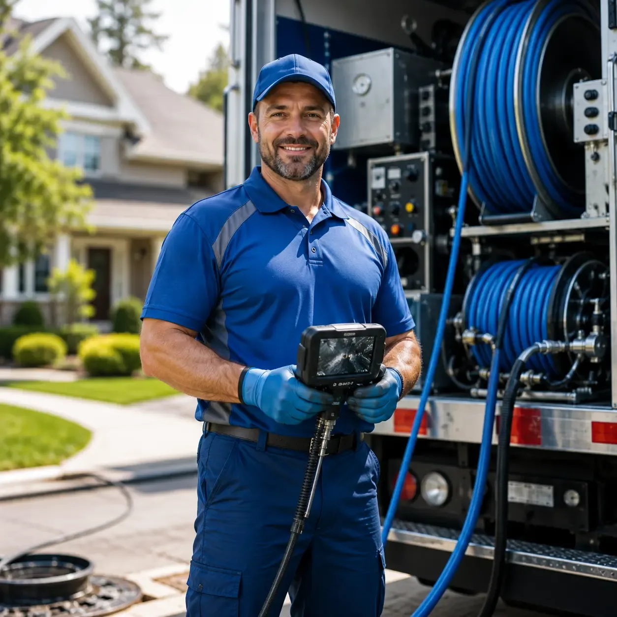 Local outdoor drain cleaning specialists in Angleton, TX